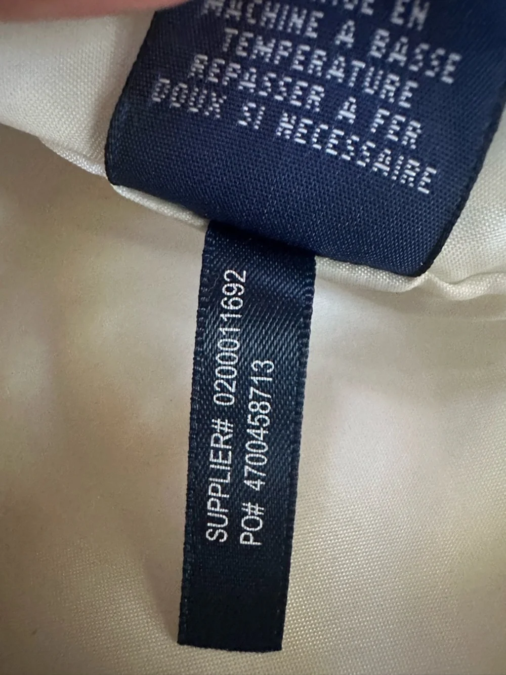 Ralph Lauren Blue Label Quilted Full-Zip Vest In White Size Large Like New! - Picture 9 of 9